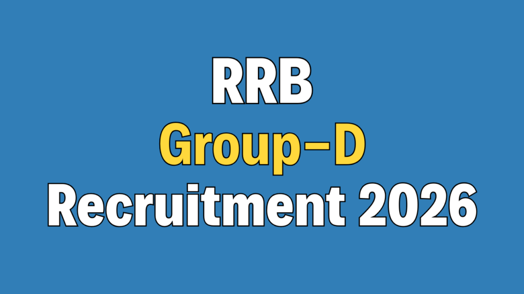 RRB Group D Recruitment 2026