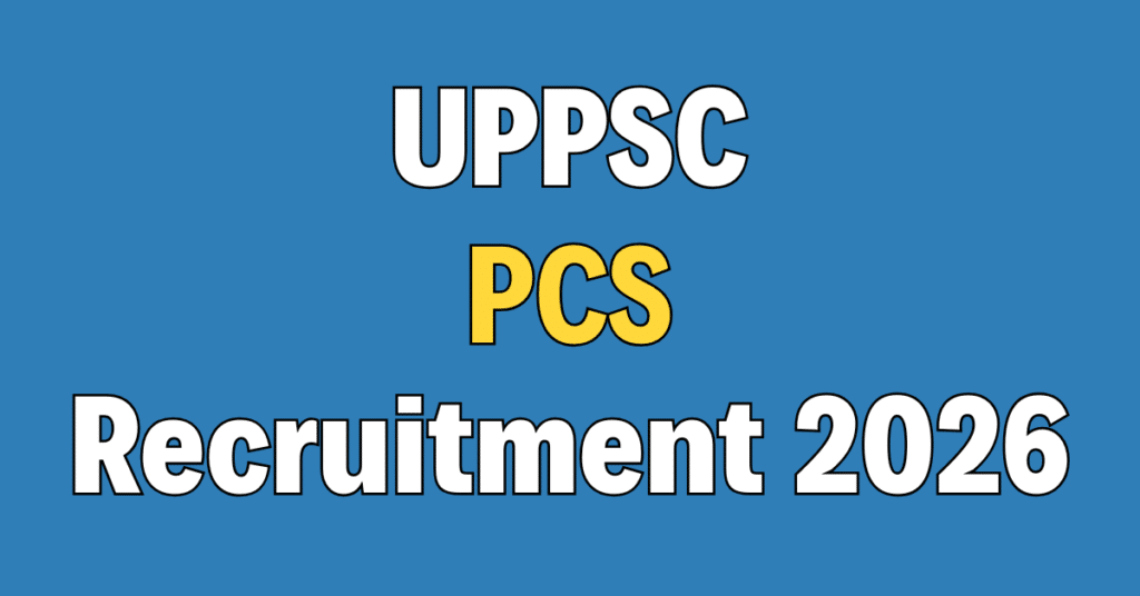 UPPSC PCS Online Form 2026